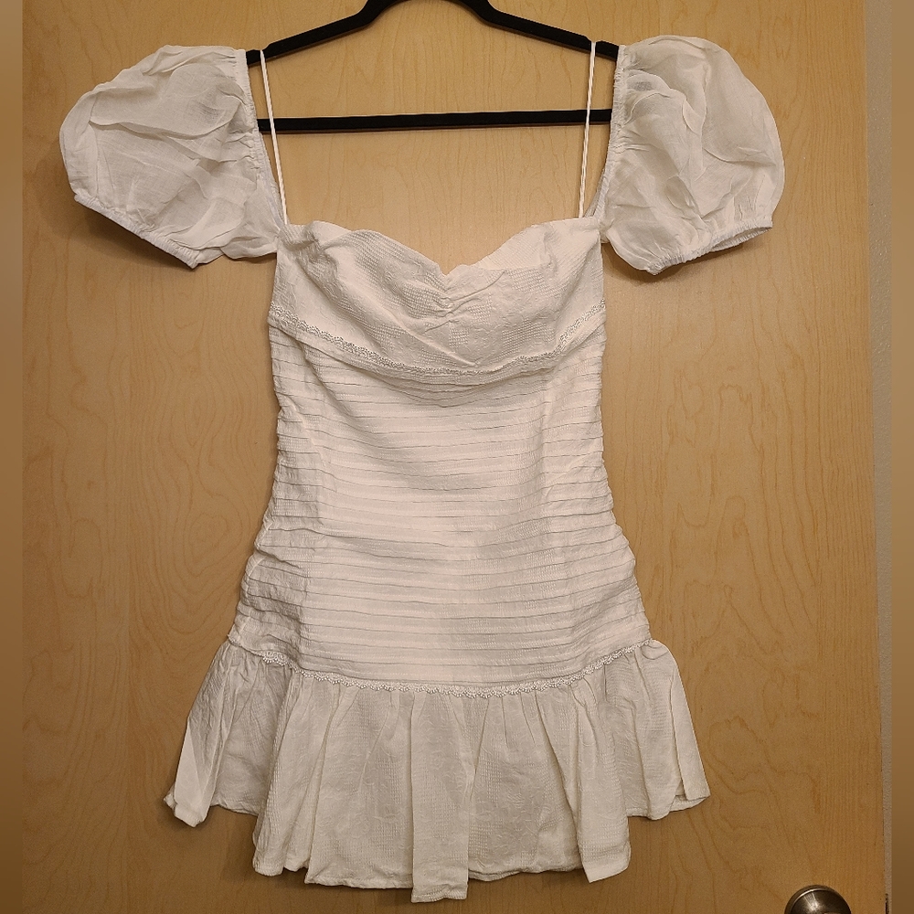 HELLO MOLLY St Cloud Dress - White - Size Small